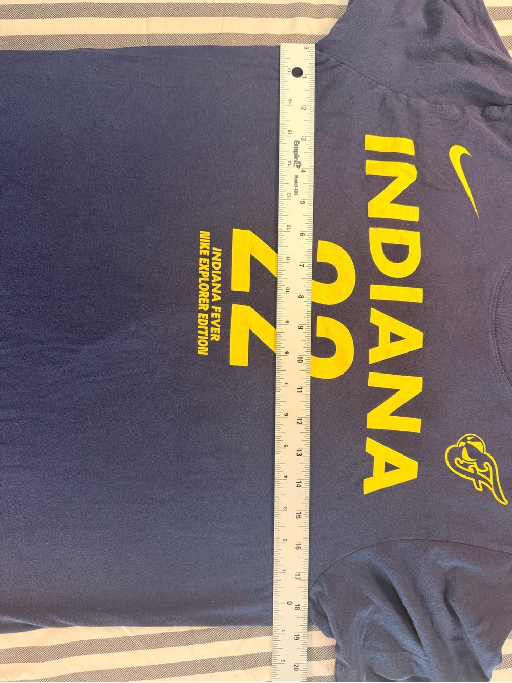 Women's Small Nike Indiana Fever Caitlin Clark 22 T-shirt Explorer Edition Tee - Picture 8 of 8